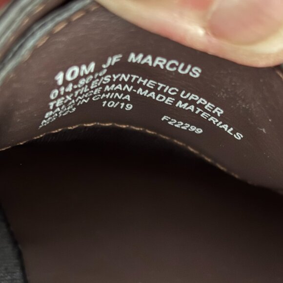 NEW JF J.FERRAR Marcus Oxford Shoes in Black Memory Foam MEN'S 10 - Picture 9 of 11